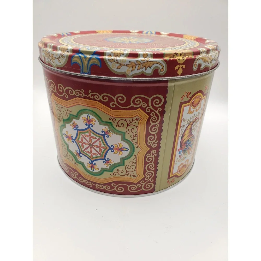 Nyakers Pepparkakor Swedish Gingersnaps Large Empty Christmas Tin
